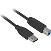 Sharkoon Cable USB 3.0 A-B juodas 3,0m