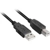 Sharkoon Cable USB 2.0 A-B juodas 3,0m