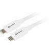 Sharkoon USB 3.1 C-C wh 0,5m – skaitmeninis