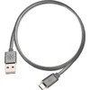 USB kabelis SilverStone USB-A - USB-C 1 m Pilkas (52028)