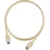 USB kabelis SilverStone USB-C - USB-C 0,5 m aukso (52039)