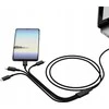 Kabelis USB Smrter USB-A + USB-C - USB-C 1.2 m Juodas (SMRTER_ELITE_C_BK)