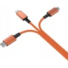 Kabelis USB Smrter USB-A + USB-C - USB-C 1.2 m Oranžinė (SMRTER_HYDRA_ULT_OR)