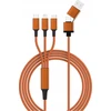 Kabelis USB Smrter USB-A + USB-C - USB-C 1.2 m Oranžinė (SMRTER_HYDRA_ULT_OR)