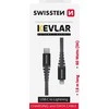 Swissten Kevlar duomenų kabelis USB-C / Lightning 1,5m / 60w