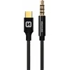 Swissten Kabelis USB Sourcing USB-C - mini Jack 3.5 mm 1.5 m Juodas (73501303)