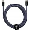 Kabelis USB-C PD100/240W Spacetronik 1m tamsiai mėlyna
