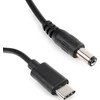 Spacetronik Kabelis adapter zasilania USB-C na DC 2.5/5.5 100cm