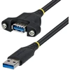 Kabelis USB StarTech 2M Panel Mount USB-A cable (USBPNLAFAM2M)