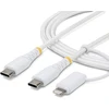 Kabelis USB StarTech 2m USB-C do Lightning 60 W Baltas (2M-U2-LNTC-CABLE)