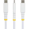 Kabelis USB StarTech 2.0 0,15 m USB A USB C 0,48 Gbit/s 15 W balta (USB2AC15CMBRWH)