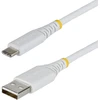Kabelis USB StarTech USB 2.0 1 m USB A USB C 0,48 Gbit/s 15 W Baltas (USB2AC1MBRWH)