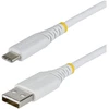 Kabelis USB StarTech kabelis USB USB 2.0 2 m USB A USB C 0,48 Gbit/s 15 W Baltas (USB2AC2MBRWH)