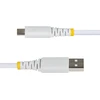 Kabelis USB StarTech USB 2.0 0,3 m USB A USB C 0,48 Gbit/s 15 W Baltas (USB2AC30CMBRWH)