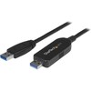 USB kabelis StarTech USB-A - USB-A 2 m Juodas (USB3LINK)