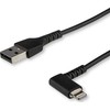 USB kabelis StarTech USB-A - Žaibas 2 m Juodas (RUSBLMBR)