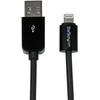 USB kabelis StarTech USB-A - Žaibas 3 m Juodas (USBLT3MB)