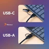 USB laidas StarTech USB-A į MICRO USB-B greitas duomenų perdavimas iš disko 10Gbps 2W1 USB-C 2M REAGLE
