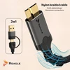USB laidas StarTech USB-A į MICRO USB-B greitas duomenų perdavimas iš disko 10Gbps 2W1 USB-C 2M REAGLE