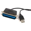 USB kabelis StarTech USB-A - IEEE 1284 (LPT) 3 m juodasis (ICUB128410)