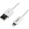 Kabelis USB StarTech USB-A - Lightning 1 m Baltas (USBLT1MW)