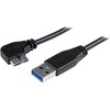 Kabelis USB StarTech USB-A - micro-B 2 m Juodas (USB3AU2MLS)