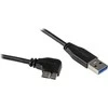 USB kabelis StarTech USB-A - mikro B 0,5 m juoda (USB3AU50CMRS)