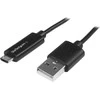 USB kabelis StarTech USB-A - mikroUSB 1 m juodasis (USBUBL1M)