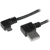USB kabelis StarTech USB-A - mikroUSB Juodieji (USB2UB2RA2M)