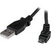 USB kabelis StarTech USB-A - mikroUSB 2 m juodasis (USBUB2MU)