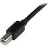 Kabelis USB StarTech USB-A - USB-B 20 m Juodas (USB2HAB65AC)
