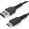 USB kabelis StarTech USB-A - USB-C 2 m Juodas (RUSB2AC2MB)