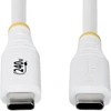 Kabelis USB StarTech - USB-C (M) do USB-C (M) - USB 2.0 - 5 A - 3 m - ultra elastyczny, USB Power Delivery (240W), rozszerzony zakres mocy (EPR), wytrzymały, USB-IF certyfikowany - balta (S2CEPR3MW-USB-CABLE)