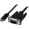 USB kabelis StarTech USB-C - D-Sub (VGA) 1 m Juodas (CDP2VGAMM1MB)