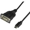 USB kabelis StarTech USB-C - DB-9 0, 4 m juodasis (ICUSB232C)