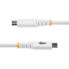 Kabelis USB StarTech - USB-C (M) do USB-C (M) - USB 2.0 - 5 A - 3 m - ultra elastyczny, USB Power Delivery (240W), rozszerzony zakres mocy (EPR), wytrzymały, USB-IF certyfikowany - balta (S2CEPR3MW-USB-CABLE)