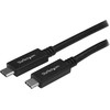 USB kabelis StarTech USB-C - USB-C 0,5 m Juodas (USB31CC50CM)