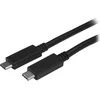 USB kabelis StarTech USB-C - USB-C 2 m Juodas (USB315CC2M)