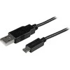 StarTech MicroUSB į USB-A laidas juodas