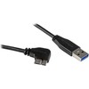USB kabelis StarTech USB-A - mikro B 2 m Juodas (USB3AU2MRS)
