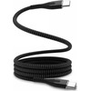 STATIK MagStack Pro, magnetinis laidas, USB-C į USB-C, 2m, Juodas
