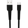 USB laidas Swissten microUSB - microUSB 1 m Juodas (SW-BA-MIC-3A-1M-BK)