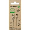 Kabelis USB Swissten USB-A - Lightning 1.2 m Juodas (71502300ECO*)