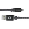 Kabelis USB Swissten USB-A - Lightning 1.5 m Pilka (71543010)