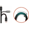 Kabelis USB Swissten USB-A - micro-B 1.2 m Auksinis (71522204)