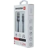 Swissten Textile Universalus Micro USB duomenų ir įkrovimo kabelis 1,2m