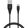 Kabelis USB Swissten USB-A - micro-B 1.5 m Baltas (71504300)