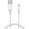 Kabelis USB Swissten USB-A - micro-B 1.5 m Baltas (71504300)