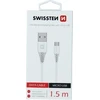 Kabelis USB Swissten USB-A - micro-B 1.5 m Baltas (71504300)