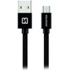 Swissten Textile Quick Charge Universalus Micro USB duomenų ir įkrovimo kabelis 2m